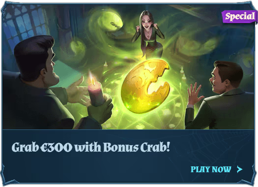 Grab €500 with Bonus Crab!